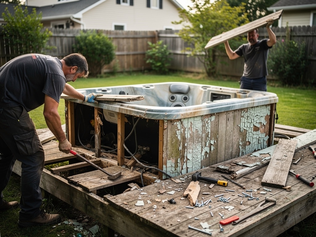 Hot Tub Removal in Central Florida