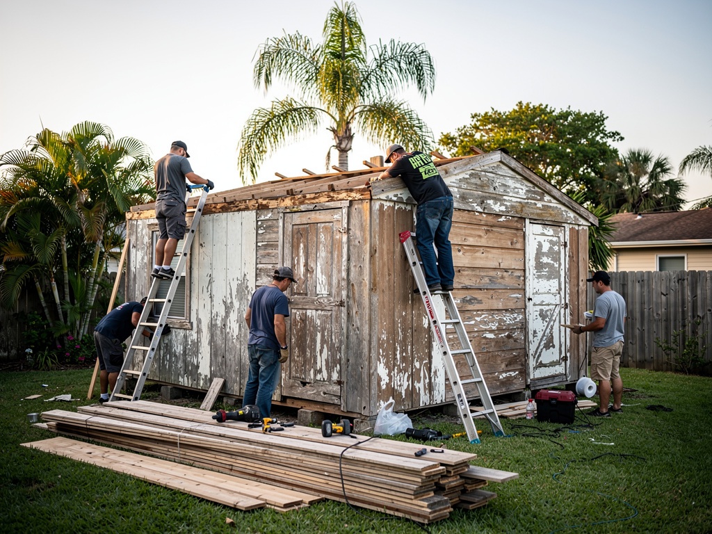 Shed Removal in Central Florida