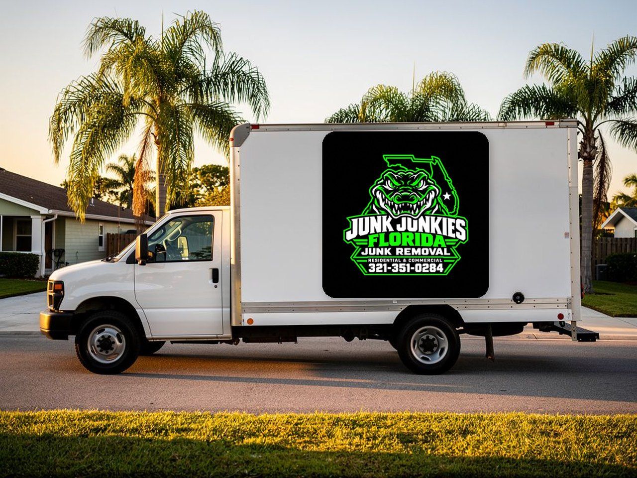 Junk Junkies Florida junk removal truck serving Winter Haven, FL